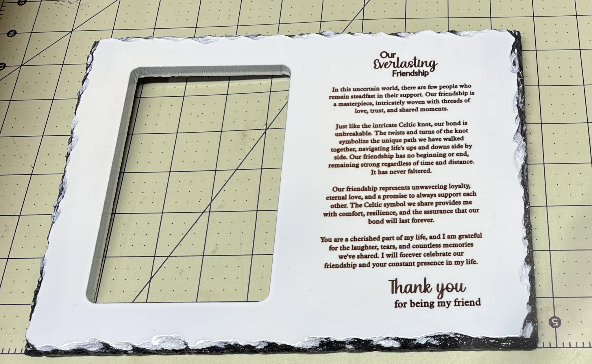 Everlasting Friendship photo slate