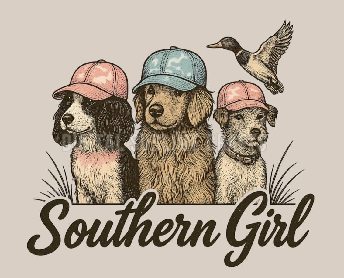 Southern Girl dog design