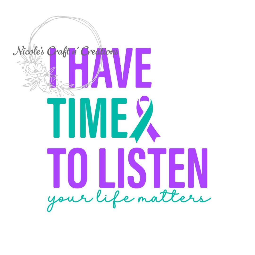 Your life matters awareness design